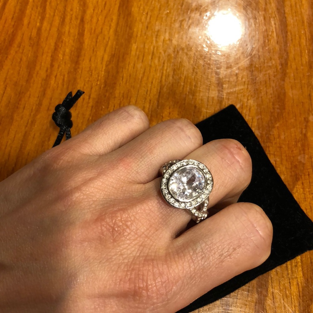 Fashion jewelry cubic zirconia ring